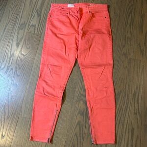 GAP Women's Skinny Jeans in Coral